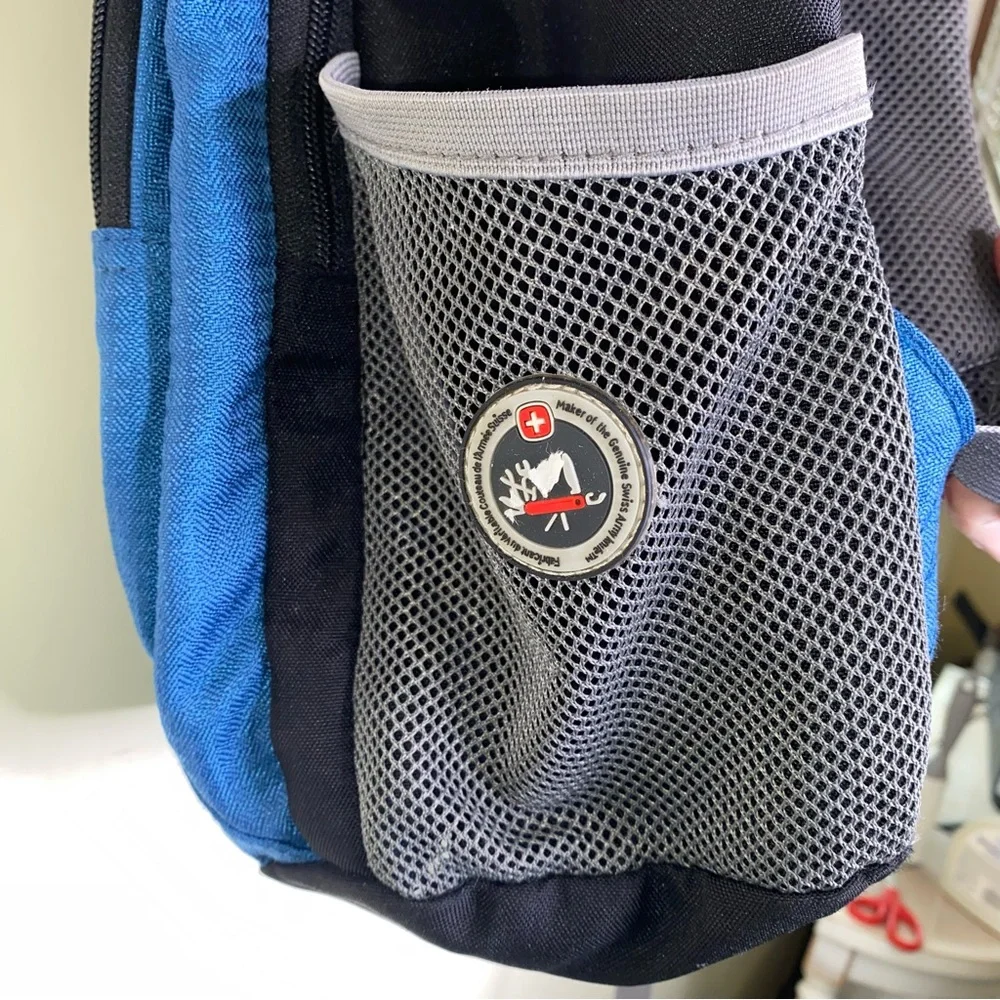 SwissGear Mars Black and Blue Laptop Compartment Backpack